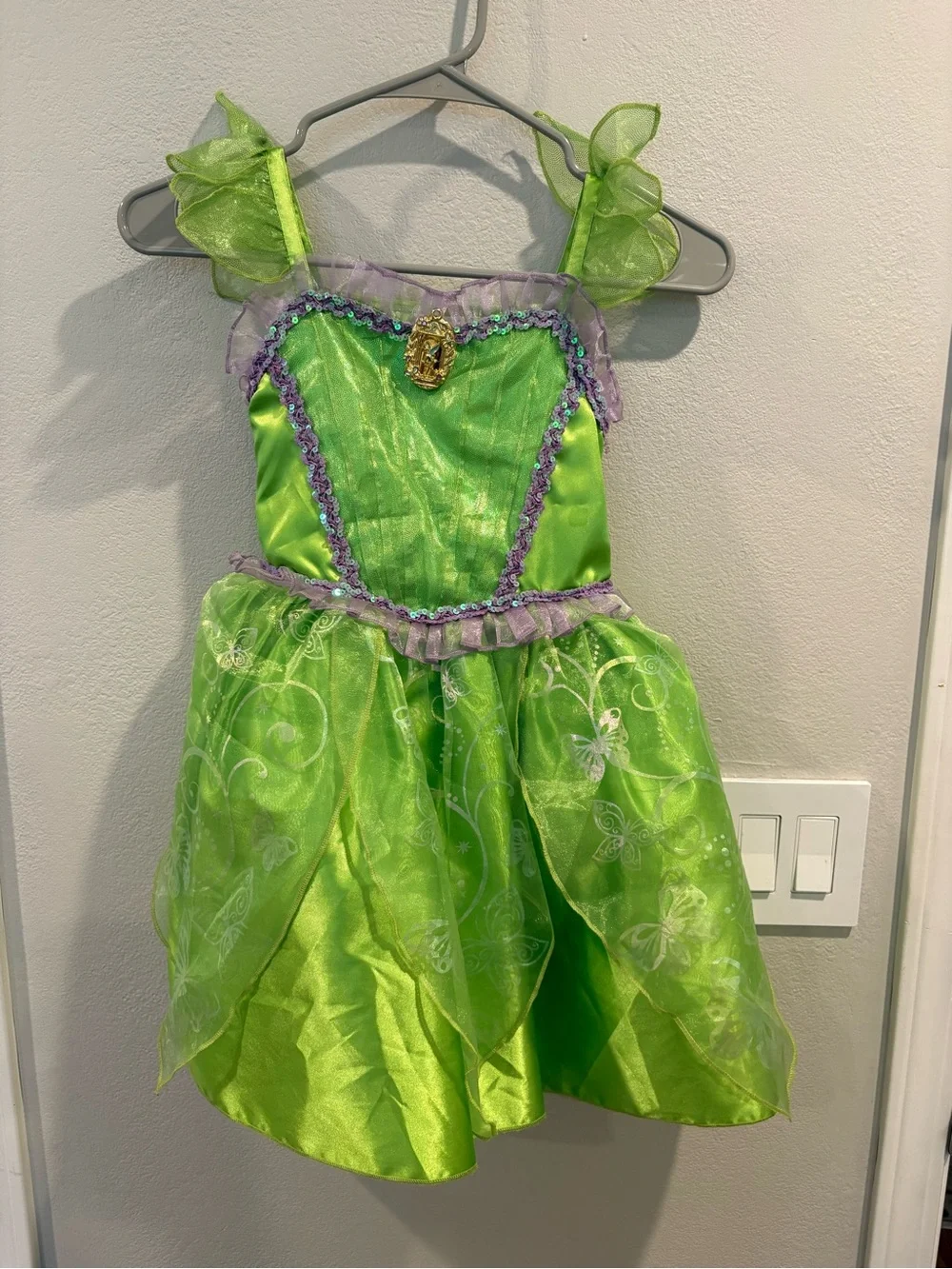 Disney Store Tinker Bell Halloween Costume Toddler Girls Size 5/6 Fairy Princess